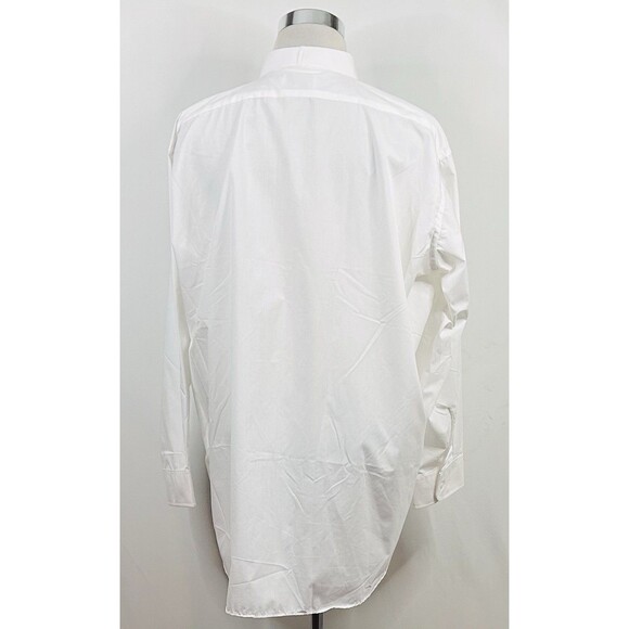 NWT Neil Allyn 18 34/35 2XL Tuxedo Dress Shirt All White Cotton Blend Formal - Picture 7 of 7